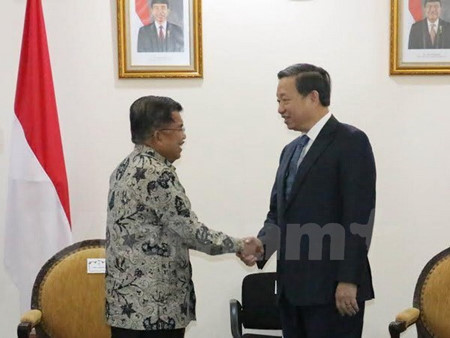 Ministro de Seguridad Pública de Vietnam en visita de trabajo en Indonesia